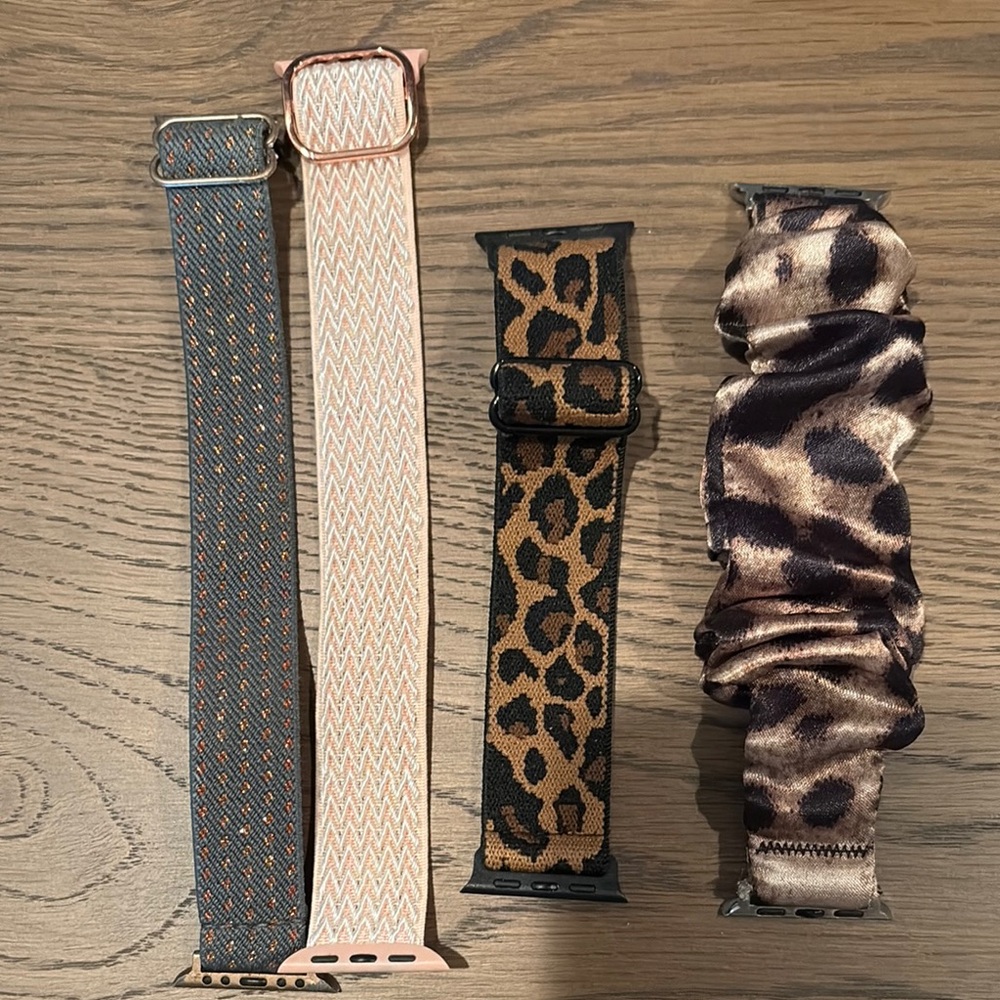 Set of Four Stylish Watch Bands
